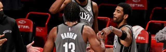 九游娱乐-合砍89分加时力克老鹰 篮网三巨头在磨合中成长